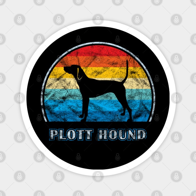 Plott Hound Vintage Design Dog Magnet by millersye